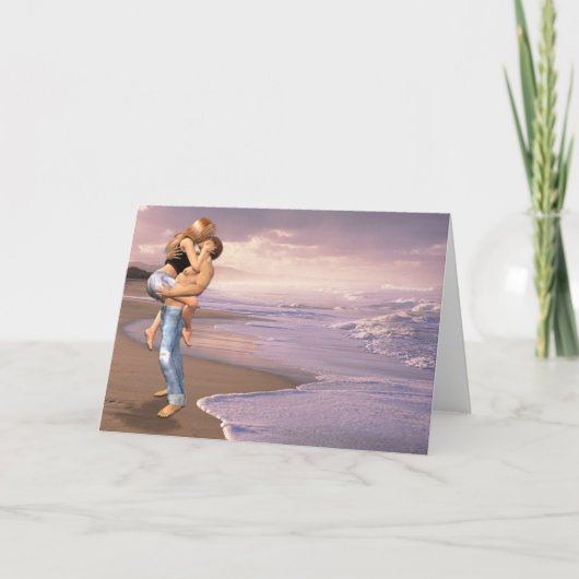 彼女はイエスと言った、ビーチキス 案内状 (正面)