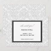 彼女はイエスと言った! 招待状 (正面/裏面)