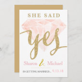 彼女はイエス ピンクダイヤモンド 案内状 (正面/裏面)