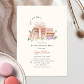 彼女はウィー・マカロンフランスのブライダルシャワー・フェートと言った 招待状