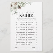 彼女はエレガントむしろフローラブライダルシャワーゲーム (正面)