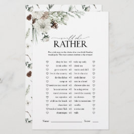 彼女はエレガントむしろフローラブライダルシャワーゲーム