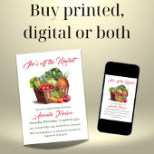 彼女はオフザマーケットファームハウスブライダルシャワー 招待状