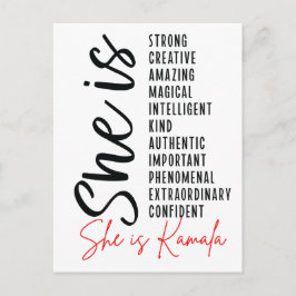 彼女はカマラ、強力なクリエイティブ驚くべき魔法のint ポストカード