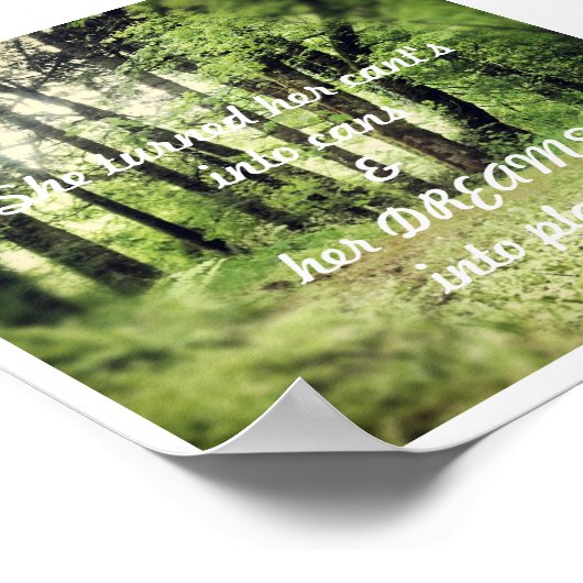 彼女はカントを缶に変えた ポスター (角)