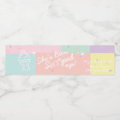 「彼女はキャッチされた! アイスクリーム ブライダルシャワー」 ペットボトルラベル (シングルラベル)