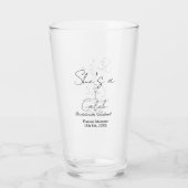 彼女はキャッチなチャンピエンボトル独身最後の週末 タンブラーグラス (裏面)