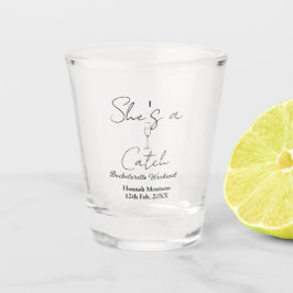 彼女はキャッチなチャンピエーンボトル独身最後の週末 ショットグラス