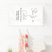 彼女はキャッチなチャンピエーンボトル独身最後の週末 横断幕 (インサイチュ)