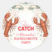 彼女はキャッチーな海辺の花嫁 ラウンドシール (正面)