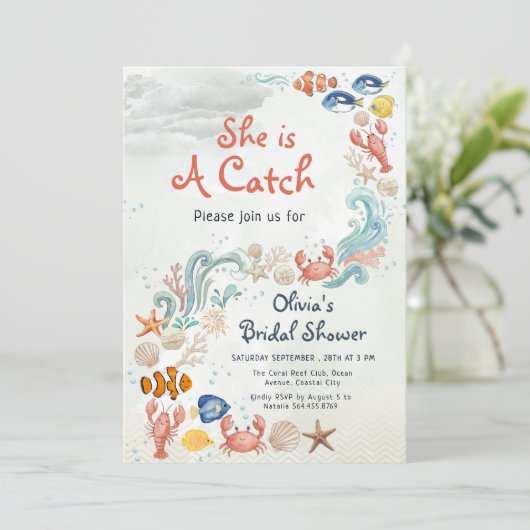 彼女はキャッチ・コーストのロブスターのブライズシャワーのひとりだ 招待状 (スタンド正面)