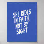 彼女はキリスト教の欧米人ではなく信仰に乗る ポスター (正面)