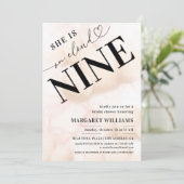 彼女はクラウドナインのハートスクリプトブライダルシャワー 招待状 (スタンド正面)