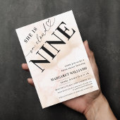 彼女はクラウドナインのハートスクリプトブライダルシャワー 招待状