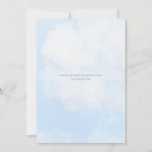 彼女はクラウド9ブライダルシャワーの招待を受けている 招待状 (裏面)