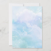 彼女はクラウド9ブライダルシャワーの招待を受けている 招待状 (裏面)