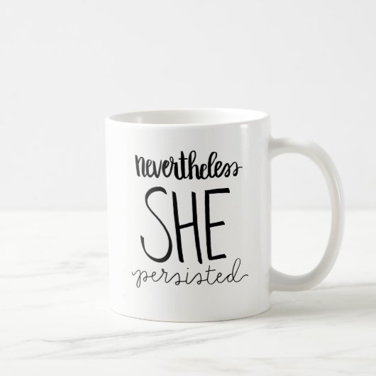 彼女はクラシックなマグ主張しました コーヒーマグカップ (右)