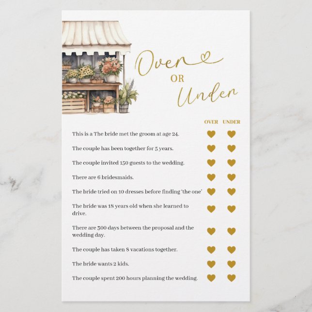 彼女はゲームカードの上または下で市場から出ている (正面)