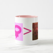 彼女はコーヒ素晴らしーマグだ