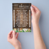 彼女はサファリの赤ちゃんシャワーゲームカードを望む チラシ (ハンドル)