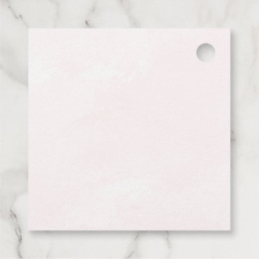 彼女はサプライズされた ブライダルシャワーのお土産タグ フェイバータグ (裏面)