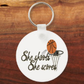 彼女はシュート…彼女はスコア キーホルダー (正面)