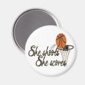 彼女はシュート…彼女はスコア マグネット (正面/裏面)