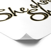 彼女はシュート、彼女は得点（バスケットボール） ポスター (角)