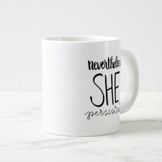 彼女はジャンボマグを続けた ジャンボコーヒーマグカップ