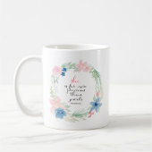 彼女はジュエルよ大切りも遥かに多い – 箴言31 コーヒーマグカップ (左)