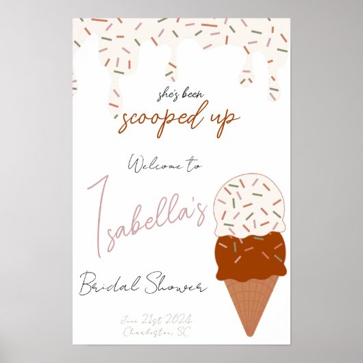 彼女はスクープされたウェディングシャワー ポスター (正面)