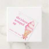 彼女はスクープされたブライダルシャワーメッセージカード フェイバータグ (インサイチュ)