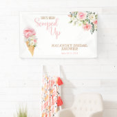 彼女はスクープされたブライダルシャワー旗 横断幕 (インサイチュ)