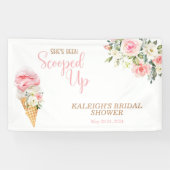 彼女はスクープされたブライダルシャワー旗 横断幕 (横)