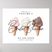 彼女はスクープされたブライダルシャワー歓迎のサイン ポスター (正面)