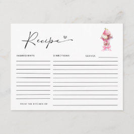 彼女はスクープされたブライダルシャワー エンクロージャーカード