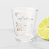 彼女はスクープされたブライダルシャワー ショットグラス (裏面)