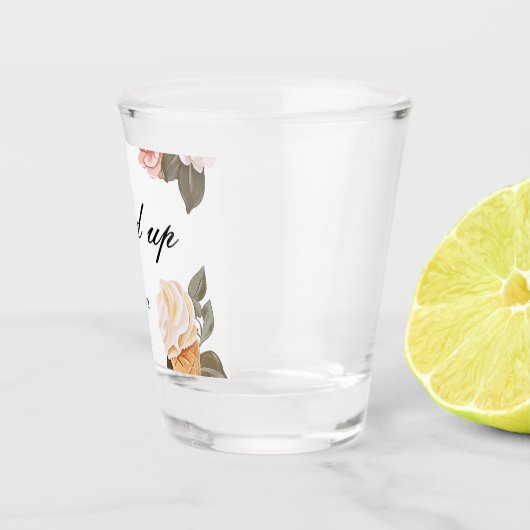 彼女はスクープされたブライダルシャワー ショットグラス (右)