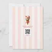 彼女はスクープされたブライダルシャワー 招待状 (裏面)