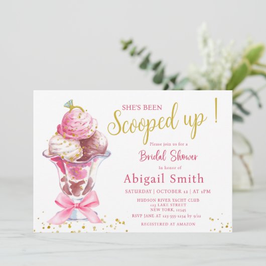 彼女はスクープされたブライダルシャワー 招待状 (スタンド正面)