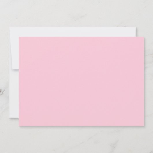 彼女はスクープされたブライダルシャワー 招待状 (裏面)