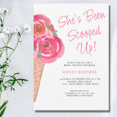 彼女はスクープされたブライダルシャワー 招待状