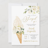 彼女はスクープされたブライダルシャワー 招待状 (正面)