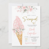 彼女はスクープされたブライダルシャワー 招待状 (正面)