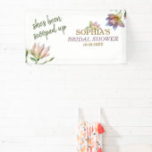 彼女はスクープされたブライダルシャワー 横断幕 (インサイチュ)