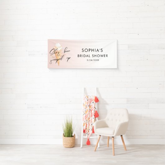 彼女はスクープされたブライダルシャワー 横断幕 (インサイチュ)