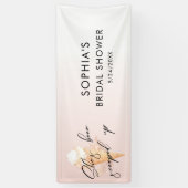 彼女はスクープされたブライダルシャワー 横断幕 (縦)