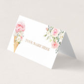 彼女はスクープされたプレイスカード (正面)