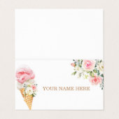 彼女はスクープされたプレイスカード (外部フラット)