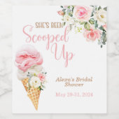 彼女はスクープされたワインのボトルのラベルカスタム- ワインラベル (シングルラベル)